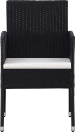 VidaXL 7-delige Tuinset Poly Rattan Zwart -Tuin- En Buitengereedschapswinkels 681x1200