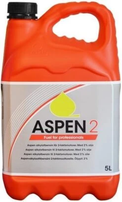 Aspen 2 FRT 5 Liter Schone Alkylaatbenzine Voor Tweetaktmotoren -Tuin- En Buitengereedschapswinkels 729x1200