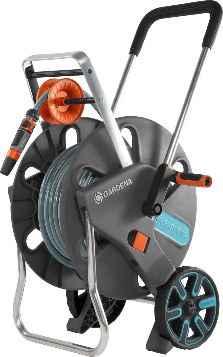 GARDENA - AquaRoll L CleverRoll L Easy Set Slangenwagen - Maximaal 50 Meter - Verstelbare Handgreep 7 GARDENA - AquaRoll L CleverRoll L Easy Set Slangenwagen - Maximaal 50 Meter - Verstelbare Handgreep - Afbeelding 7