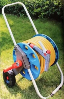 Slangenwagen Met 50 Meter Tuinslang | Eagle Garden | Incl. Spuitkopstuk En Connectors | Geel -Tuin- En Buitengereedschapswinkels 772x1200 3