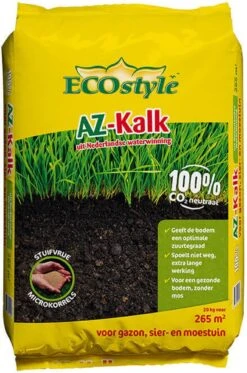 ECOstyle AZ Kalk Micro Korrel – Voor Gazon, Sier- En Moestuin - Corrigeert Zuurgraad Direct En Langdurig - Werkt Tegen Mos - CO2-Neutraal – 30 M² - 2 KG -Tuin- En Buitengereedschapswinkels 794x1200 2