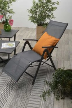 Garden Impressions - Sol Verstelbare Tuinstoel - Aluminium - Zwart -Tuin- En Buitengereedschapswinkels 800x1200 16