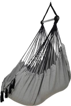 Vita5 XXL Hangstoel | Binnen&Buiten Hangnest | Incl. 2 Kussens En Boekenvak | Volwassenen&Kinderen | Hangmatstoel Tot 225kg | Grijs -Tuin- En Buitengereedschapswinkels 801x1200