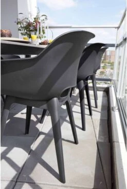 Allibert Akola Tuinstoelen - 2 Stuks -56,5x55x80cm - Donkergrijs -Tuin- En Buitengereedschapswinkels 806x1200 1