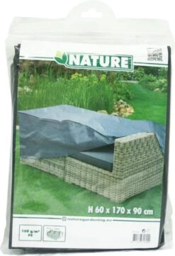 Nature - Tuinmeubelhoes - Beschermhoes Voor Loungebank - 2-zits - H60 X 170 X 90cm -Tuin- En Buitengereedschapswinkels 822x1200