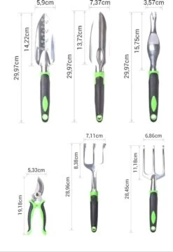 Djambo Tuingereedschap Set 8-delig Tuinsetje Met 15 Unieke Bamboe Plantetiketten In 1 Draagtas - Compleet Tuingereedschap Voor De Tuinliefhebbers -Tuin- En Buitengereedschapswinkels 828x1200