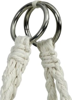 Macramé Hangstoel Beige - Beige Hangstoel - Hangstoel Touw - Hangstoel - Tot 110KG - Eenpersoons Hangstoel - Hang Stoel 1 Persoon - Hangstoel Voor Binnen - Hangstoel Zonder Standaard - Hangstoel Buiten -Tuin- En Buitengereedschapswinkels 863x1200