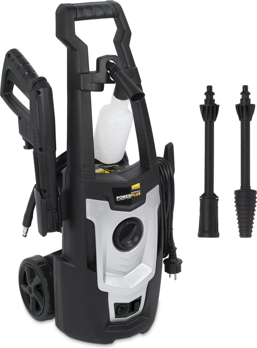 Powerplus POWXG90405 Hogedrukreiniger - 1400W - Max. 110 Bar - 390 L/h - Incl. 5m Slang En Accessoires - Excl. Terrasreiniger - Reiniger Voor Auto, Fiets En Meubelen 15 Powerplus POWXG90405 Hogedrukreiniger - 1400W - Max. 110 Bar - 390 L/h - Incl. 5m Slang En Accessoires - Excl. Terrasreiniger - Reiniger Voor Auto, Fiets En Meubelen - Afbeelding 15