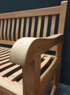 Merkloos TIERRA | Tuinbank Van Teak Comfort Plus + | 150 Cm - 3-Persoons / 3-Zits | Naturel / Original | BONANY Luxe | Geschuurd & Olie Op Waterbasis | Klassiek & Traditioneel | Stevig | Tuinzetel | Bank Voor Tuin -Tuin- En Buitengereedschapswinkels 890x1200