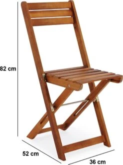 Merkloos Balkonset 3-delig - Acacia Hout -Tuin- En Buitengereedschapswinkels 899x1200