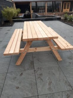 Douglas Geschaafd Picknicktafel 200 Cm Lang Houtdikte 45mm -Tuin- En Buitengereedschapswinkels 899x1200 4