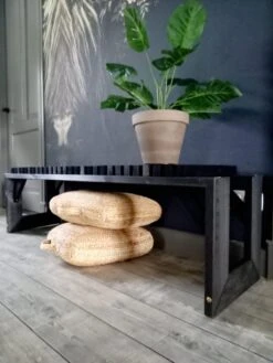 Tuinbank Design 2023 - 150CM - Grenen Hout - Zwart -Tuin- En Buitengereedschapswinkels 900x1200 3