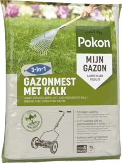 Pokon Gazonmest Met Kalk - 5kg - Mest - Geschikt Voor 75m² - 120 Dagen Voeding -Tuin- En Buitengereedschapswinkels 902x1200 3