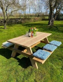 Robuuste Picknicktafel Van Douglashout. Duurzaam En Modern. Lengte 2,40 Meter -Tuin- En Buitengereedschapswinkels 922x1200 1