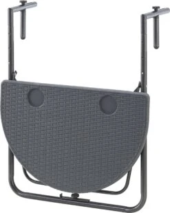 Balkontafel Cicala Inklapbaar 83,5x60x64 Cm Donkergrijs -Tuin- En Buitengereedschapswinkels 956x1200