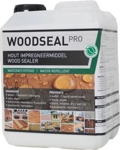 Woodseal Pro - Hout Impregneermiddel | Hout Waterdicht Maken | Hout Behandelen - 2,5 Liter