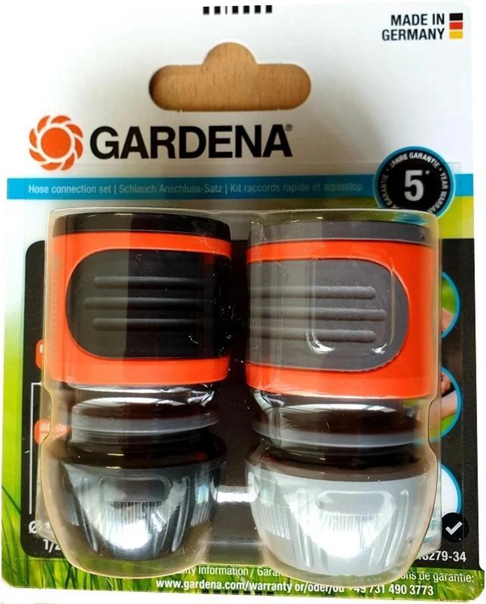 Gardena Slangstuk En Waterstop 13 Mm/1/2" -15 Mm 5/8" Pvc Oranje 5 Gardena Slangstuk En Waterstop 13 Mm/1/2" -15 Mm 5/8" Pvc Oranje - Afbeelding 5