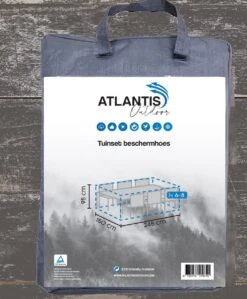Weersbestendige Beschermhoes Tuinset | 245 X 150 X 95 Cm | Premium | Waterproof | TÜV Rheinland Gecertificeerd | Hoes Voor Tuin | Waterdicht | Solution Dyed (verkleuring Onmogelijk) | Grijs / Antraciet -Tuin- En Buitengereedschapswinkels 992x1200 1