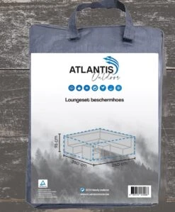 Weersbestendige Beschermhoes Loungeset / Tuinset (met Hoge Tafel) | 260 X 260 X 95 Cm | Premium | Waterproof | TÜV Rheinland Gecertificeerd | Hoes Voor Tuin | Waterdicht | Solution Dyed (verkleuring Onmogelijk) | Grijs / Antraciet -Tuin- En Buitengereedschapswinkels 992x1200 2