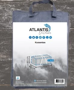 Opbergtas Voor Tuinmeubelkussens - 125 X 40 X 50 Cm (4 – 6 Lounge- Tuinkussens) - Grijs / Antraciet -Tuin- En Buitengereedschapswinkels 992x1200 5